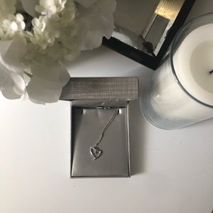 Peoples silver and diamond necklace